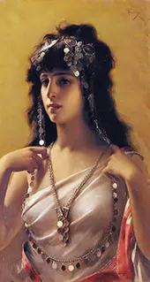 Oriental Beauty By Luis Ricardo Falero