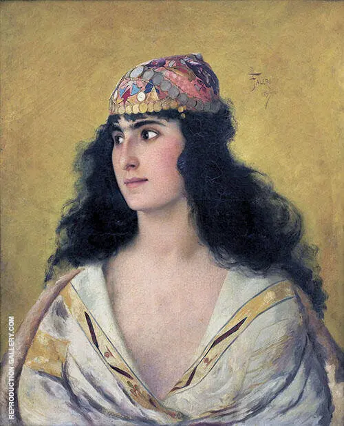 Eastern Girl 1877 By Luis Ricardo Falero