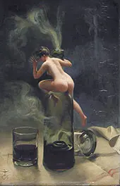 Le Vin Ginguet 1886 By Luis Ricardo Falero