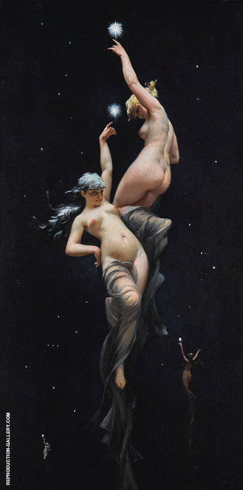 Reaching For The Stars Painting By Luis Ricardo Falero