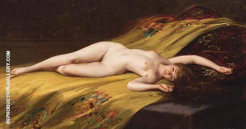 Female Reclining Nude1893 By Luis Ricardo Falero