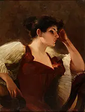 Retrato de la Hija del Artista By Luis Ricardo Falero