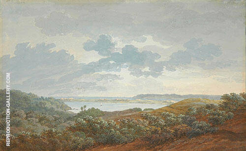 Rugen Landscape with Bay 1802 | Oil Painting Reproduction