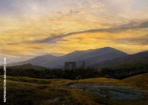 Ruin in The Giant Mountains 1834 By Caspar David Friedrich