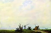 Seashore and Fisherman By Caspar David Friedrich