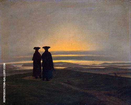 Sunset Brothers By Caspar David Friedrich