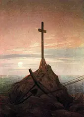 The Cross Beside The Baltic 1815 By Caspar David Friedrich