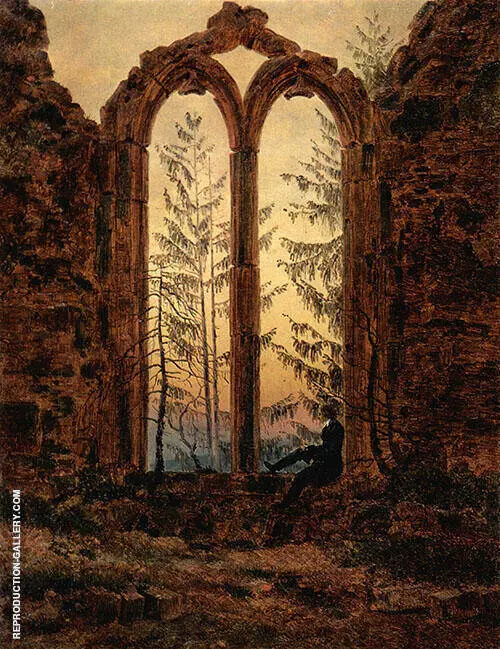 The Dreamer 1840 By Caspar David Friedrich
