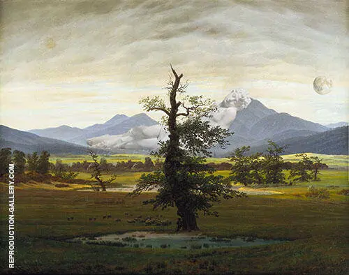 The Lonely Tree By Caspar David Friedrich