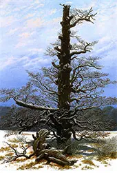 The Oak Tree in The Snow 1829 By Caspar David Friedrich