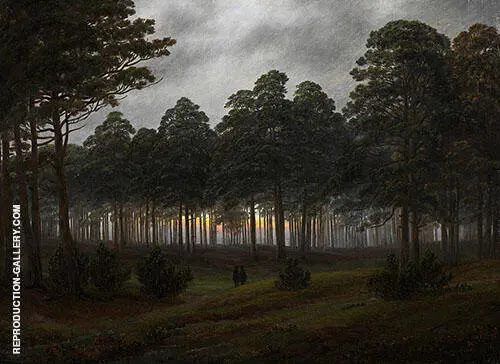 The Times of Day, The Evening By Caspar David Friedrich