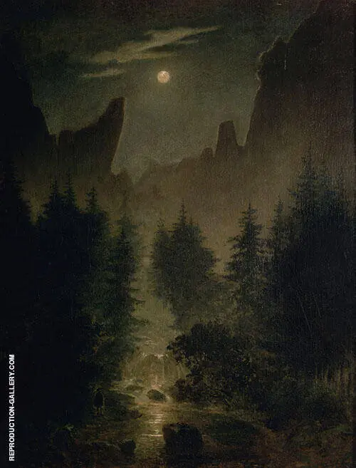 Uttewalder Grund 1825 By Caspar David Friedrich