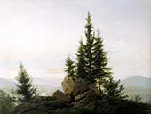 View of The Elbe Valley 1807 By Caspar David Friedrich
