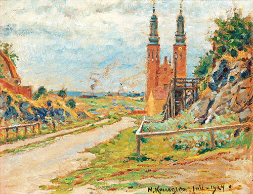 Lunda Street with a View over the Hogalid Church By Nils Kreuger
