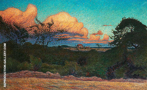 Swelling Skies 1901 by Nils Kreuger | Oil Painting Reproduction