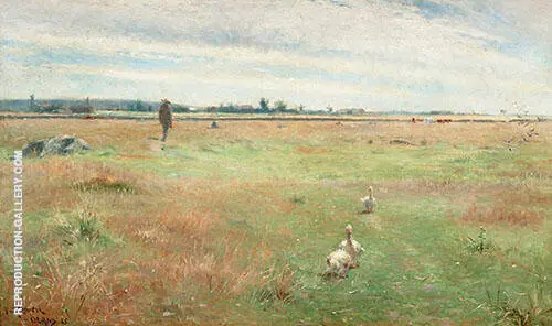 Landscape with Geese Morbylanga By Nils Kreuger