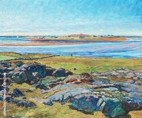 Landscape from Varberg by Nils Kreuger | Oil Painting Reproduction