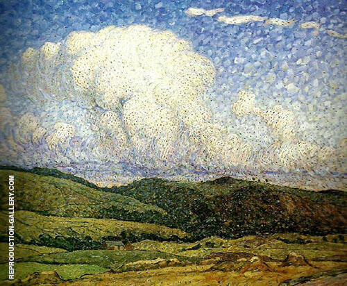 Clouds in the Sun 1906 by Nils Kreuger | Oil Painting Reproduction