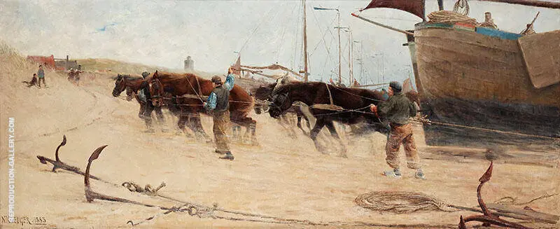 From the Dutch Coast - Fran Hollandska Kusten By Nils Kreuger