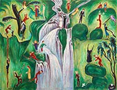 Vattenfallet 1921 By Nils Dardel