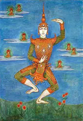 The Siamese Dance 1921 By Nils Dardel