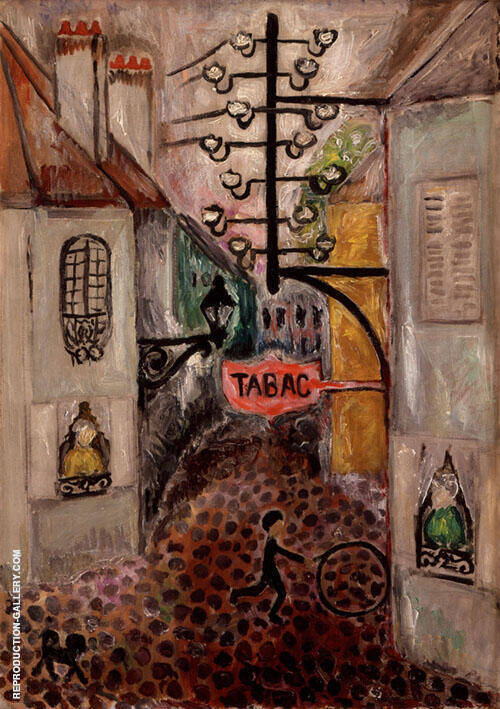 Tabac 1913 by Nils Dardel | Oil Painting Reproduction