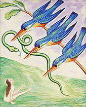 The Abduction of the Snake 1931 By Nils Dardel
