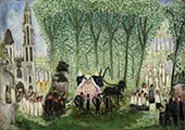 Burial in Senlis 1913 By Nils Dardel