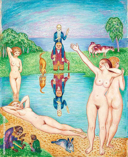 Return to the Playgrounds of Youth 1924 By Nils Dardel