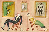Family Idyll 1923 By Nils Dardel