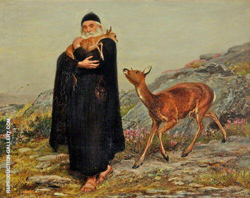 Legend of Saint Patrick by Briton Riviere | Oil Painting Reproduction