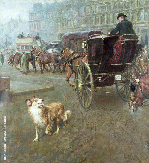 Lost or Strayed 1905 by Briton Riviere | Oil Painting Reproduction