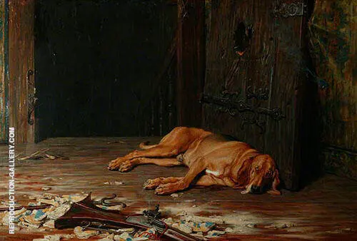 The Last of the Garrison 1875 By Briton Riviere