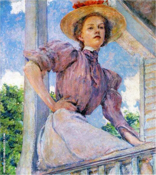 A Summer Girl 1896 By Robert Lewis Reid
