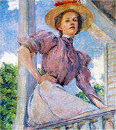 A Summer Girl 1896 By Robert Lewis Reid