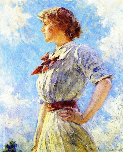Against The Sky By Robert Lewis Reid