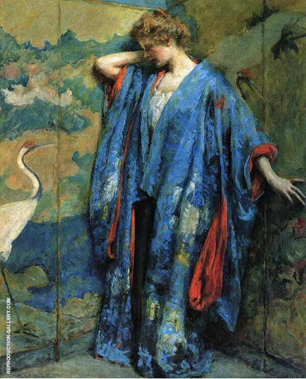 Blue And Yellow By Robert Lewis Reid