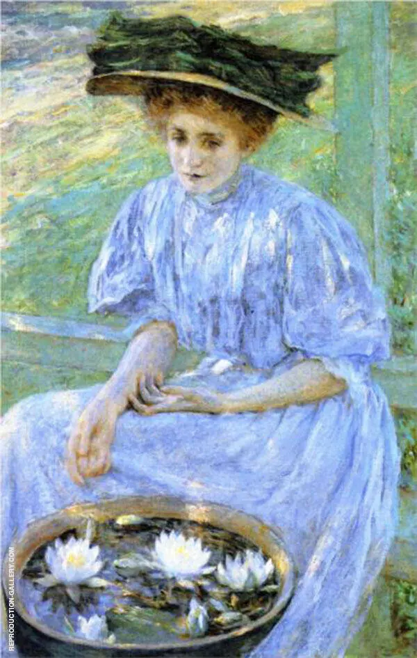 Pond Lilies 1908 By Robert Lewis Reid