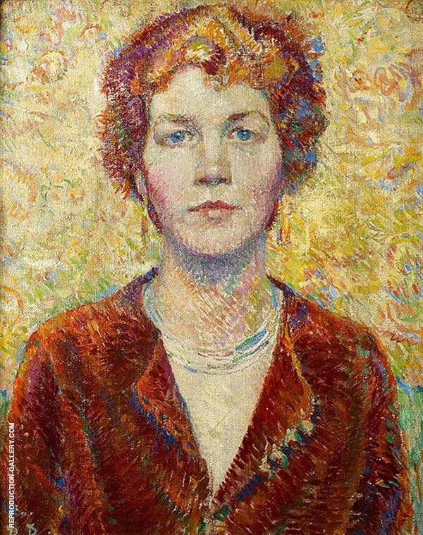 Portrait of a Woman 1920 By Robert Lewis Reid
