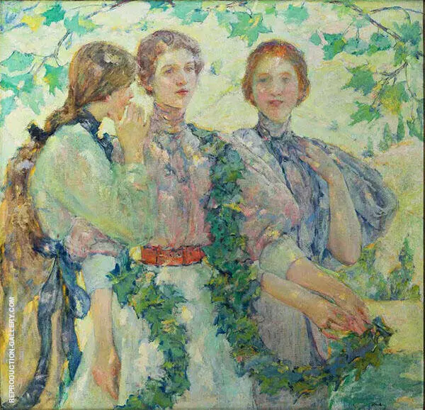 The Trio 1898 By Robert Lewis Reid