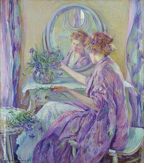The Violet Kimono 1911 By Robert Lewis Reid