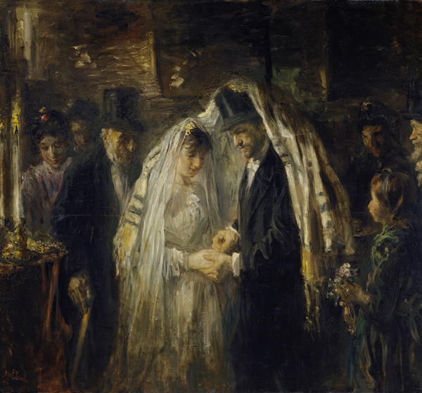 A Jewish Wedding 1903 by Jozef Israels | Oil Painting Reproduction