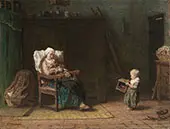 Convalescent Mother and Child 1871 By Jozef Israels