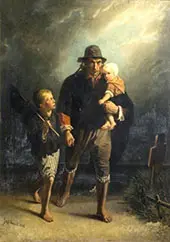 Langs Moeders Graf 1856 By Jozef Israels