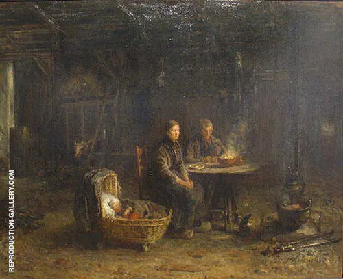 Peasant Children By Jozef Israels