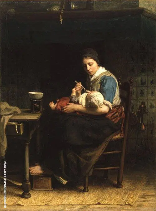 The Cottage Madonna By Jozef Israels