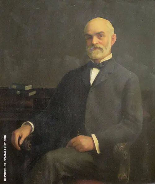 Portrait of Mr Paxton's Father By William Paxton