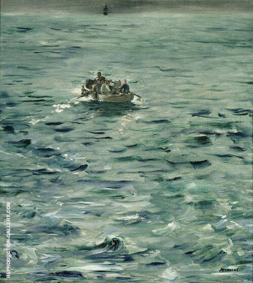 Rochefort's Escape c1881 by Edouard Manet | Oil Painting Reproduction