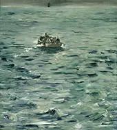 Rochefort's Escape c1881 By Edouard Manet