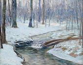 A Brook in Winter By Edward Willis Redfield